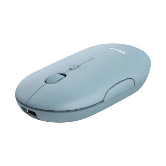 Trust PUCK WIRELESS RECHARGABLE MOUSE Blauw