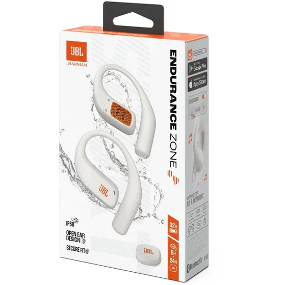 JBL Endurance PEAK 4 Wit