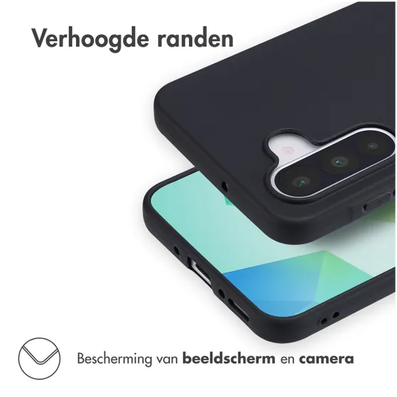 Accezz Color Backcover voor Samsung Galaxy A26 Zwart