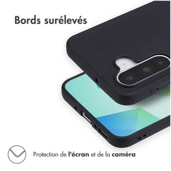 Accezz Color Backcover voor Samsung Galaxy A26 Zwart