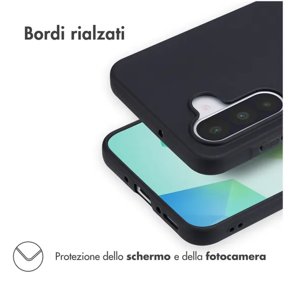 Accezz Color Backcover voor Samsung Galaxy A26 Zwart