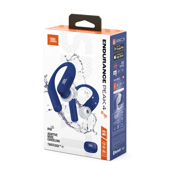 JBL Endurance PEAK 4 Blauw