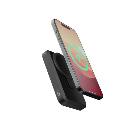 Xtorm uel Series 5 Power Pack  wireless magnetic 10000 mAh Zwart