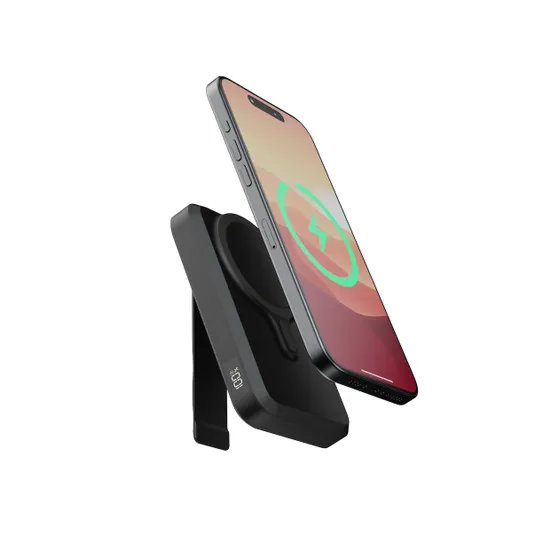 Xtorm uel Series 5 Power Pack  wireless magnetic 10000 mAh Zwart