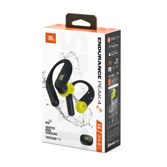 JBL Endurance PEAK 4 Zwart/groen