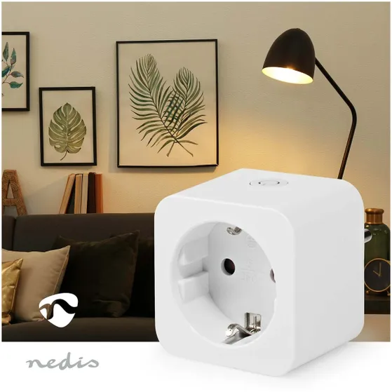 Nedis SmartLife Slimme Stekker | Zigbee 3.0 | Energiemeter | 3680 W | Hybrid (CEE 7/7) | Android / IOS