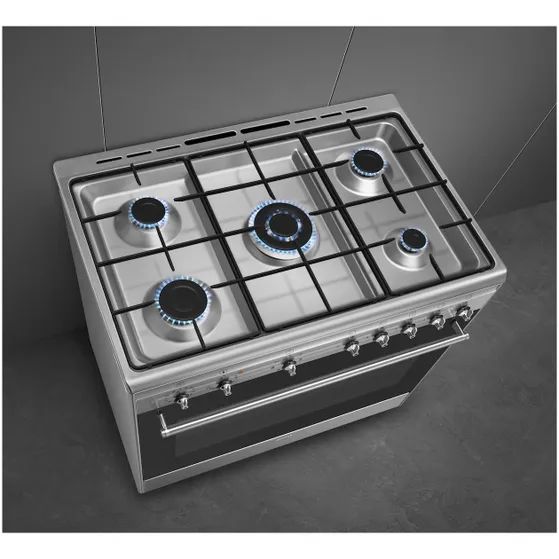Smeg C6GMMBNLK2 Mat zwart