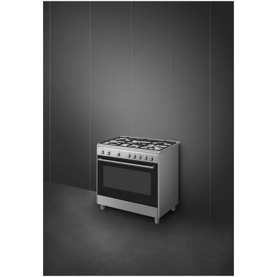 Smeg C6GMMBNLK2 Mat zwart