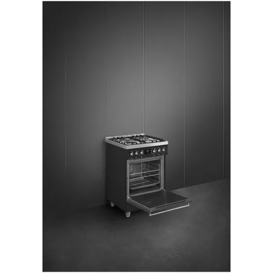 Smeg C6GMMBNLK2 Mat zwart