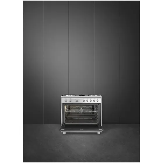 Smeg C6GMMBNLK2 Mat zwart