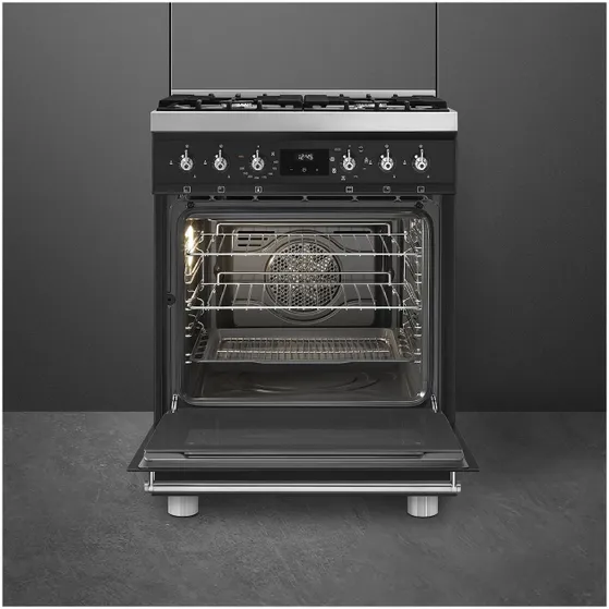 Smeg C6GMMBNLK2 Mat zwart