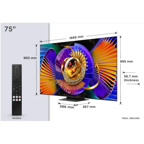 TCL SQD MINI LED 75MSQLED85L (2026)