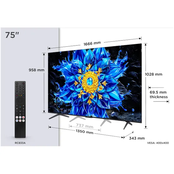 TCL QLED 75QLED810L (2026)