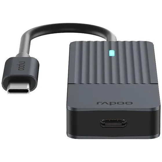 Rapoo USB-C Hub, USB-C naar USB-C, grijs