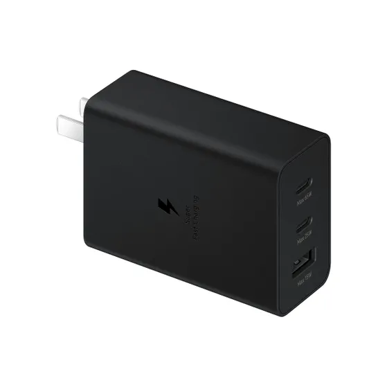 Samsung 65W Power Adapter Trio Zwart