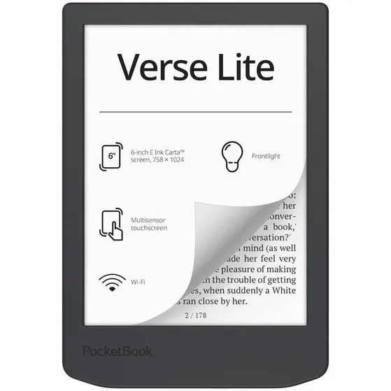 PocketBook Verse Lite Donkergrijs