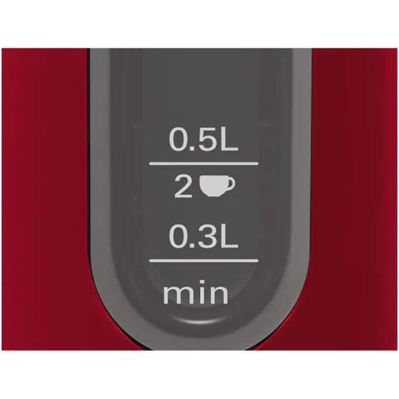 Bosch TWK4P434 Rood/zwart