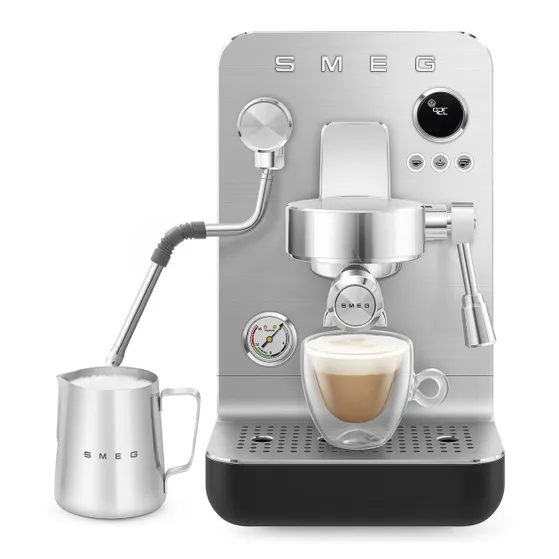 Smeg EMC02BLMEU Mat zwart