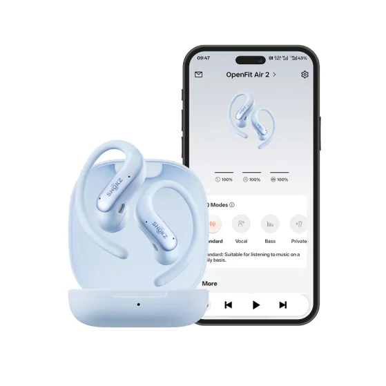 Shokz OpenFit Air 2 Blauw
