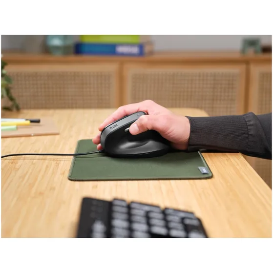 Trust BAYO II ERGONOMIC MOUSE Zwart