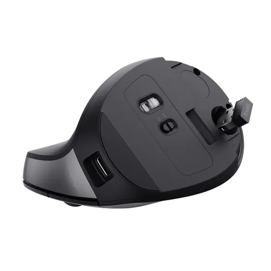Trust BAYO II ERGONOMIC WIRELESS MOUSE Zwart