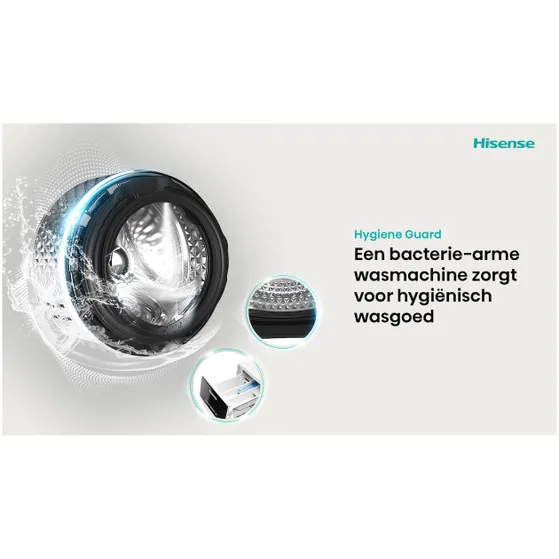 Hisense WD3S9043BB3 Zwart