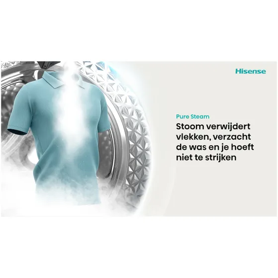 Hisense WD3S9043BB3 Zwart