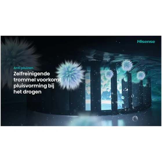 Hisense WD3S9043BB3 Zwart