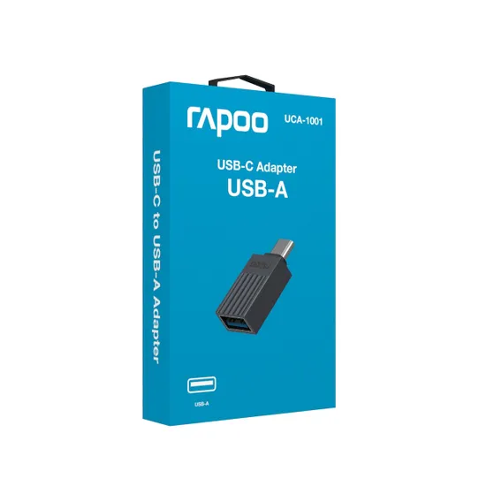 Rapoo USB-C Adapter, USB-C naar USB-A, grijs