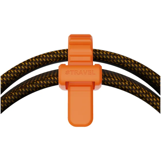 Xtorm Xtreme USB-A / Lightning kabel 1,5m Zwart/oranje