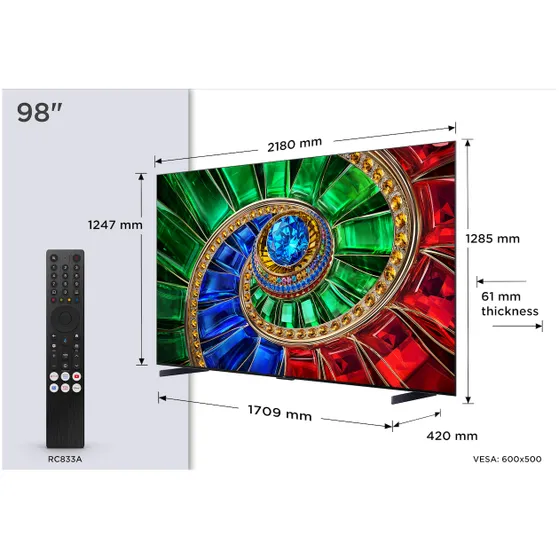 TCL RGB MINI LED 98RM7L (2026)
