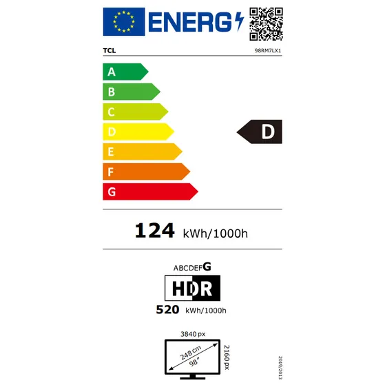 TCL RGB MINI LED 98RM7L (2026)