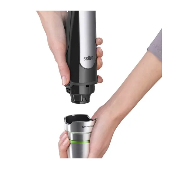 Braun MQ7035X Zwart/rvs