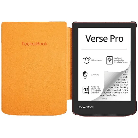 PocketBook Shell Geschikt voor Pocketbook eReader Verse Lite, Verse, Verse Pro, Verse Pro Color Oranje