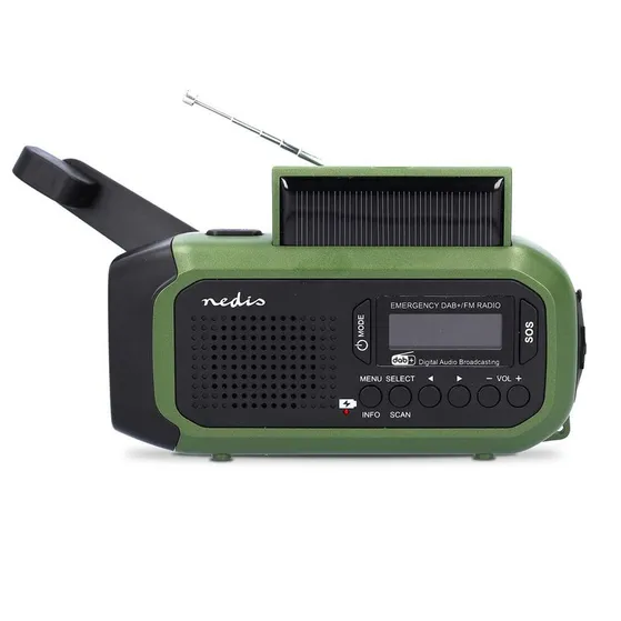 Nedis RDDBCR2000GN Noodradio Groen