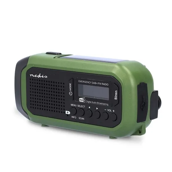 Nedis RDDBCR2000GN Noodradio Groen