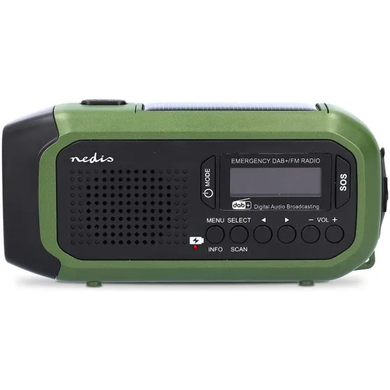 Nedis RDDBCR2000GN Noodradio Groen