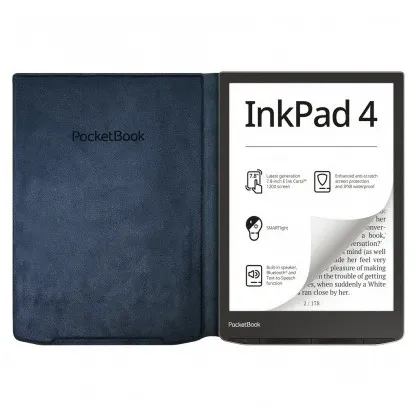 PocketBook Cover Charge - Night Blue for InkPad 4 / InkPad Color 2 / InkPad Color 3 with wireless charging func