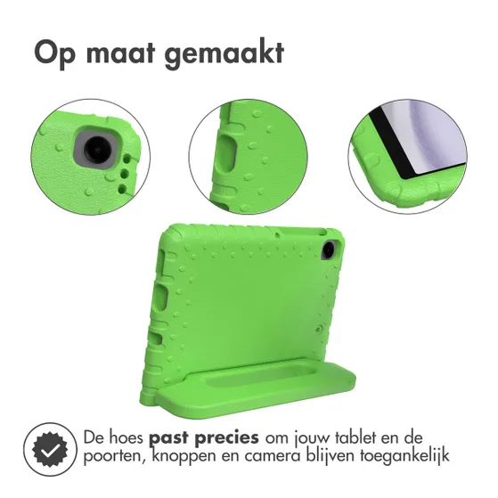 Accezz Kidsproof Backcover met handvat Samsung Galaxy Tab A9 Groen