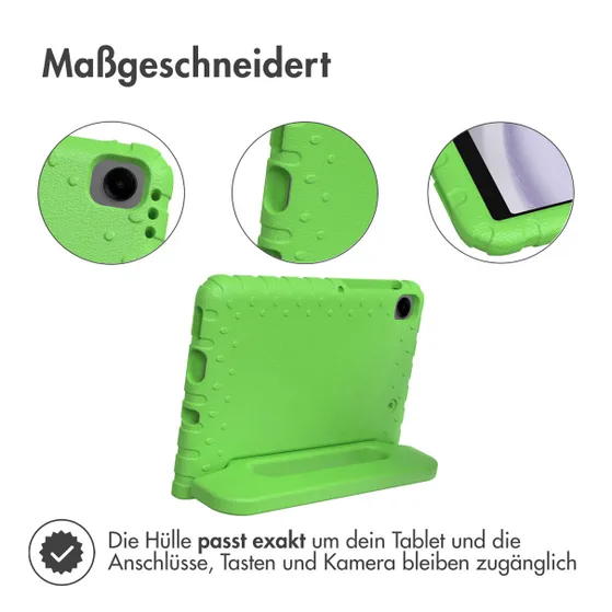 Accezz Kidsproof Backcover met handvat Samsung Galaxy Tab A9 Groen