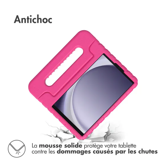 Accezz Kidsproof Backcover met handvat Samsung Galaxy Tab A9 Roze