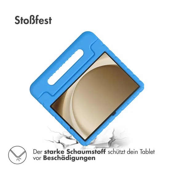 Accezz Kidsproof Backcover met handvat Samsung Galaxy Tab A9 Plus Blauw
