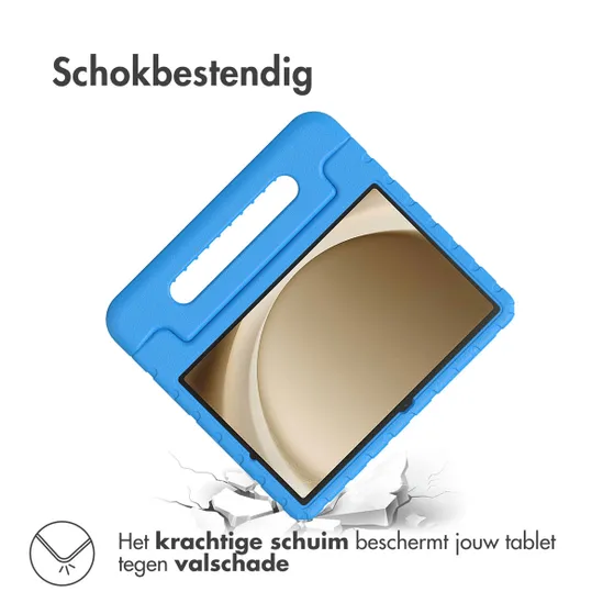 Accezz Kidsproof Backcover met handvat Samsung Galaxy Tab A9 Plus Blauw