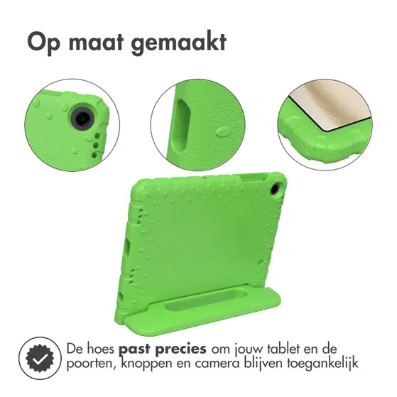Accezz Kidsproof Backcover met handvat Samsung Galaxy Tab A9 Plus Groen