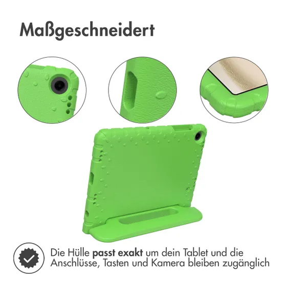 Accezz Kidsproof Backcover met handvat Samsung Galaxy Tab A9 Plus Groen