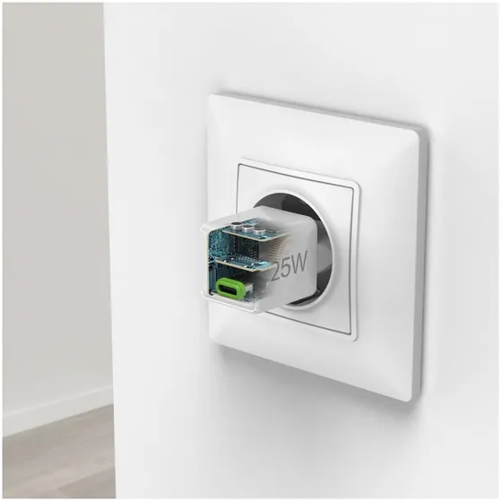 Hama Fast Charger USB-C PD/Qualcomm® Super-Mini Charger 25 W Wit