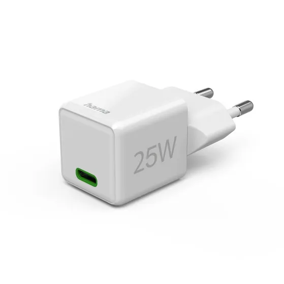 Hama Fast Charger USB-C PD/Qualcomm® Super-Mini Charger 25 W Wit