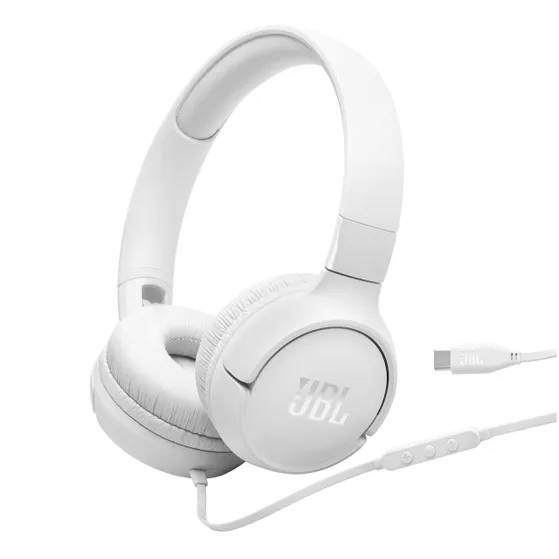 JBL Tune 520C USB-C Wit