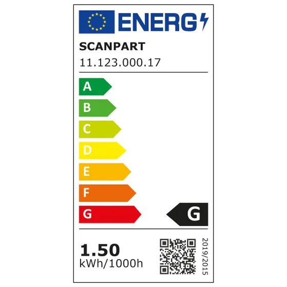 Scanpart koelkastlamp E14 15W 100Lm LED