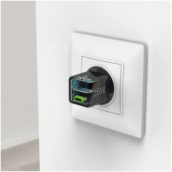 Hama Fast Charger USB-C PD/Qualcomm® Super-Mini Charger 25 W Zwart